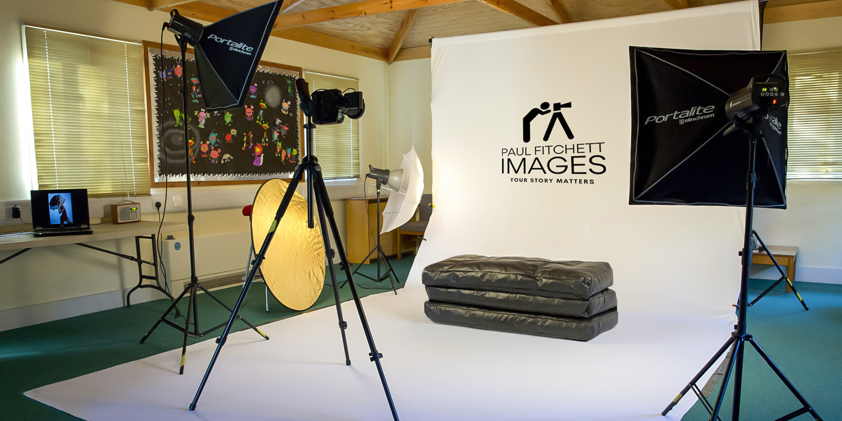Ark studio set-up Paul Fitchett Images Logo