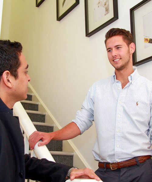 Colleagues informal meeting